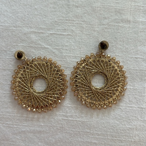 Gold Earrings - Picture 2 of 2